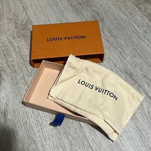 Louis Vuitton box and duster